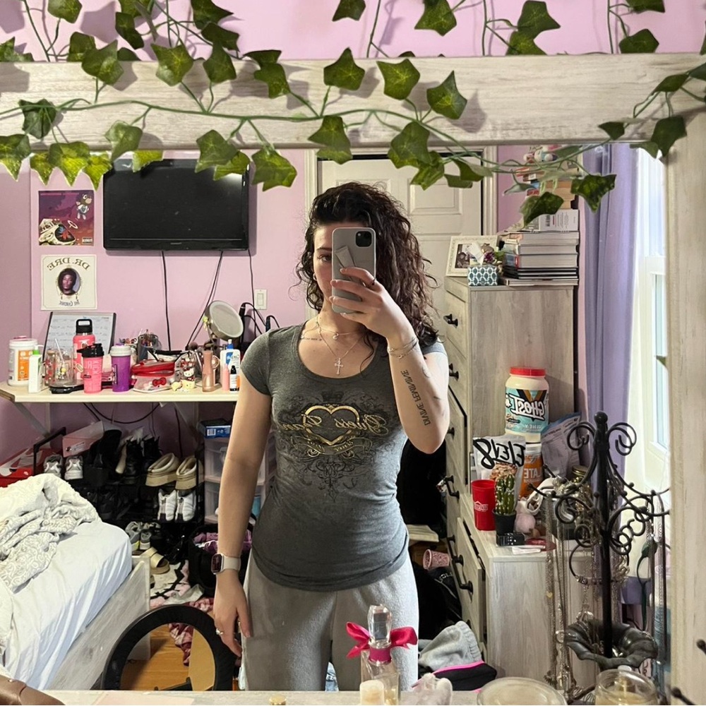 Guess Charcoal Short Sleeve Tee